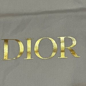 Dior Gold Lettering Dust Bag